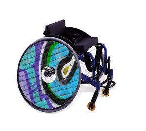 Graffiti Design Manual Wheelchair Spoke Guards (Pair)