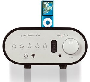Peachtree Audio musicBox Gloss Black iPod Dock