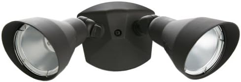 Designers Edge L-1639BR 6 Watt Super Bright LED Double Floodlight, Bronze