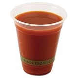 Eco-Products EPCC12GS GreenStripe Renewable Resource Compostable Cold Drink Cups- 12 oz- Clr- 1000/Ctn