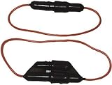 Rig Rite Manufacturing 150 Marine Watertight Fuse Holder with 8-Gauge Wire and 50-Amp Fuse