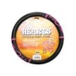 Simulated Leather Wheel Cover with Embossed Logo - Pink Hearts