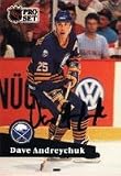 Dave Andreychuk, Buffalo Sabres, 1991 Pro Set Autographed Card