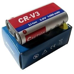 CRV-3 CR-V3 CRV3 Battery (Replaces 2 x AA) 1,400mAh by Pexell