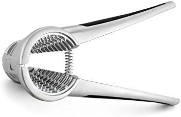 Minchsrin Best Nut Cracker Tool Die Cast Zinc Alloy Walnut Cracker Clamp Plier with Soft Rubber Grips