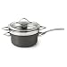 Calphalon Contemporary Nonstick Simmer Down 4-1/2-Quart Saucepot with Steamer Insert and Glass Lid