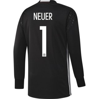 adidas Kinder Trikot DFB Goalkeeper Jersey Youth Neuer, black, 164, B74833