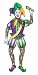 Jointed Mardi Gras Jester 3ft 2in Pkg/1