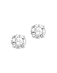 1/3 ct. tw. Diamond Solitaire Earrings in 14K White Gold