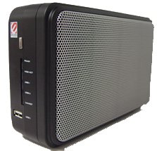 GIGABIT NETWORK STORAGE ENCLOSURE W/PRINT SERVER & 2 USB 2.0 PORTS
