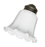 IMAGE OF Emerson CFGRW Glass for 2.25-Inch Opening, Ribbed White, Set of 4