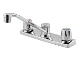 Price Pfister G135-1000 Double Handle Kitchen Faucet, Polished Chrome