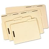 Heavy Duty 18 Pt, Manila Fastener Folders, Fastener In Position 1, Letter Size (GLW1453418PT)