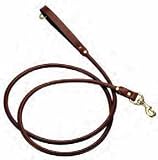 Mendota Rolled Leather Snap Lead - 6'