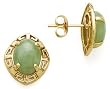14K JADE EARRINGS