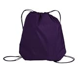 NEW Port & Company - Cinch Pack Purple-OSFA