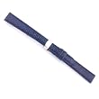 Watchband Genuine Lizard Navy Blue 14mm