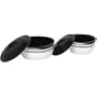 CorningWare Corelle Coordinates 4-Piece Casserole Bake and Serve Set, Cafe Black