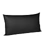 fleuresse Kissenbezug colours 9100-941, 40x80cm, Mako Satin, Farbe Schwarz, 100% Baumwolle, mit Rei�verschluss