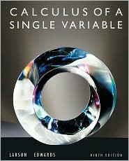 Calculus of a Single Variable 9th (nineth) edition Text Only