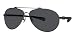 Nike Supercharged 800 P E Aviator Sunglasses, EV0464-072, Chrome Flexon Frame/ GS Grey Polarized Lenses