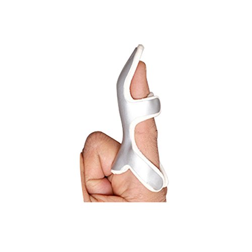 Frog finger splint | foam lined, malleable metallic splint to ali…
