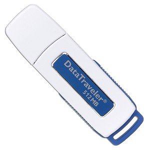 Kingston 512MB USB 2.0 Traveler (Blue/White)