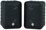 Bic America Rtrv44-2 Indoor/Outdoor 3-Way Speakers (Black)