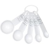 KitchenAid 5-Piece Measuring Spoon Set, White