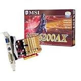 MSI NX6200AX-TD256H Grafikkarte 256MB DDR