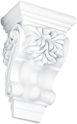 HDP Moldings 3-5/8" Width x 2-1/2" Depth x 6-1/8" Height Polyurethane Decorative Corbel