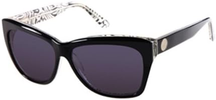 Harley Davidson Sunglass Black Modified Rectangle Plastic Sunglass, Light Smoke Lens HDX 838