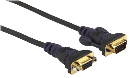 Belkin 6FT HDDB 15M HDDB15F Premium Gold VGA Monitor Extension Cable