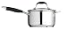 Kitchen Craft Stainless Steel Saucepan & Lid 20cm