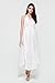 Jeasona(TM Women's Deep V-Neck Sexy Long Beach Dress/Swimsuit Cover Up White