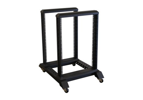 15U 4 Post Open Frame Steel Rack R4-15U