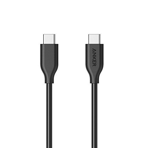 Anker PowerLine USB-C to USB-C 2.0 Cable (3ft) for USB Type-C Devices Including the new MacBook, ChromeBook Pixel, Nexus 5X, Nexus 6P, OnePlus 2 and More