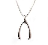 Sterling Silver Wishbone Necklace