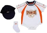 Denver Broncos Infant Creeper with Cap and Booties