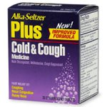 Alka-Seltzer Plus Cold & Cough Medicine, Effervescent Tablets - 20 ea