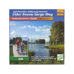 Rad-Paradies Schleswig-Holstein. Eider-Treene-Sorge-Weg. Radwanderkarte 1 : 50 000
