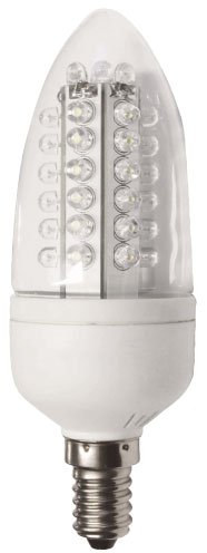 Sunlite 80241 3 Watt 43 LED CANDLE 3CTC/43LED/35K Candelabra Base Unit Light Bulb