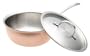 Calphalon Tri-Ply Copper 3-Quart Chef's Pan with Stainless Lid