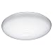 Lithonia Lighting FM 54 ACLR PIR R4 One-Light Fluorescent Flush-Mount Ceiling Fixture with Motion Sensor, White Acrylic