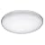 Lithonia Lighting FM 54 ACLR PIR R4 One-Light Fluorescent Flush-Mount Ceiling Fixture with Motion Sensor, White Acrylic