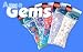 HBH Enterprises Aqua Gems Gravel Blue Green and Pink 90ct