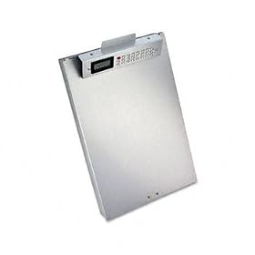 New-Saunders 11025 - Redi-Mate Aluminum Storage Clipboard, 1 Capacity, Holds 8-1/2w x 12h, Silver - SAU11025