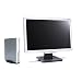 Acer L100 Small Form Factor AMD Sempron 3500 160GB 1024MB DDR DVDRW Keyboard, Mouse MS Works Vista Home Premium Acer 19" Wide TFT Monitor