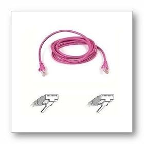 Belkin A3L791-25-PNK-S 25-Feet RJ45 CAT-5e Patch Cable (Pink) by Belkin