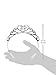 Glittered 30 Tiara Party Accessory (1 count) (1/Pkg)